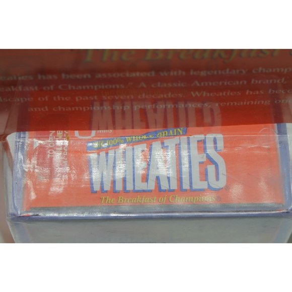 John Elway Mini Wheaties Commemorative Edition 75 Years Champions 24k Gold Auto - Picture 8 of 10